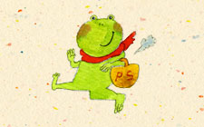 小学館ＰＳ-カエル　イラスト